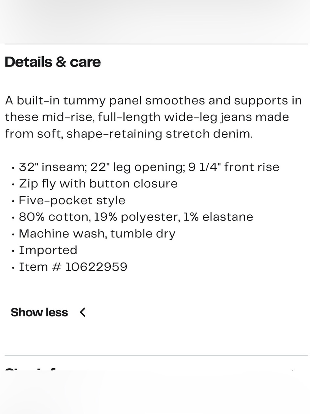 Levi's Light Blue High-Rise Wide Leg Jeans - Picture 7 of 8